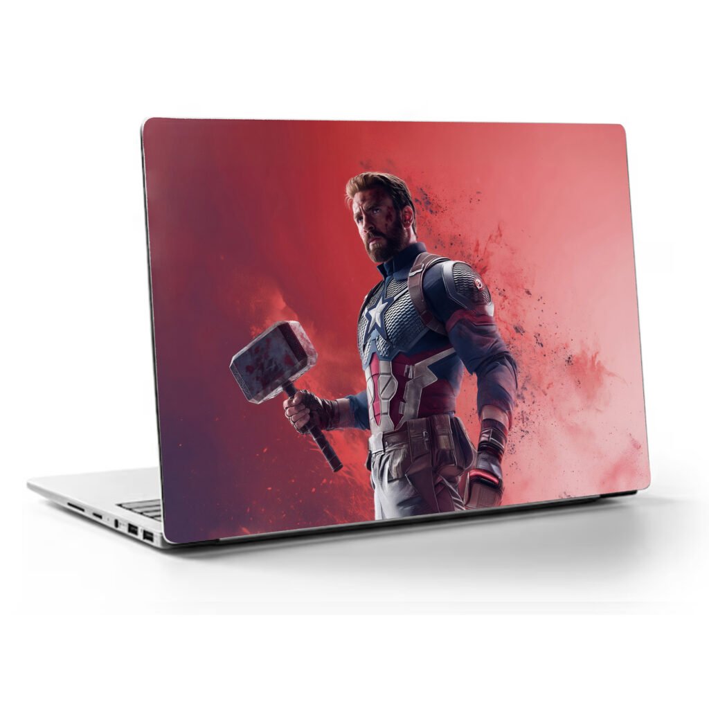 Captain America Laptop Skin